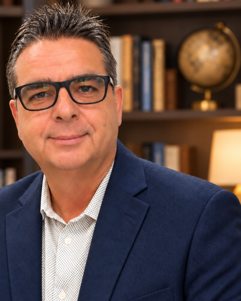 Portrait of author Jimmy Bitzas